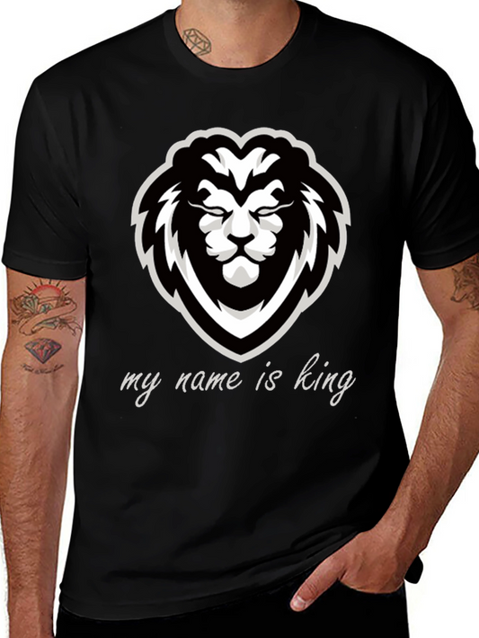 King Lion Graphic Tee - Black
