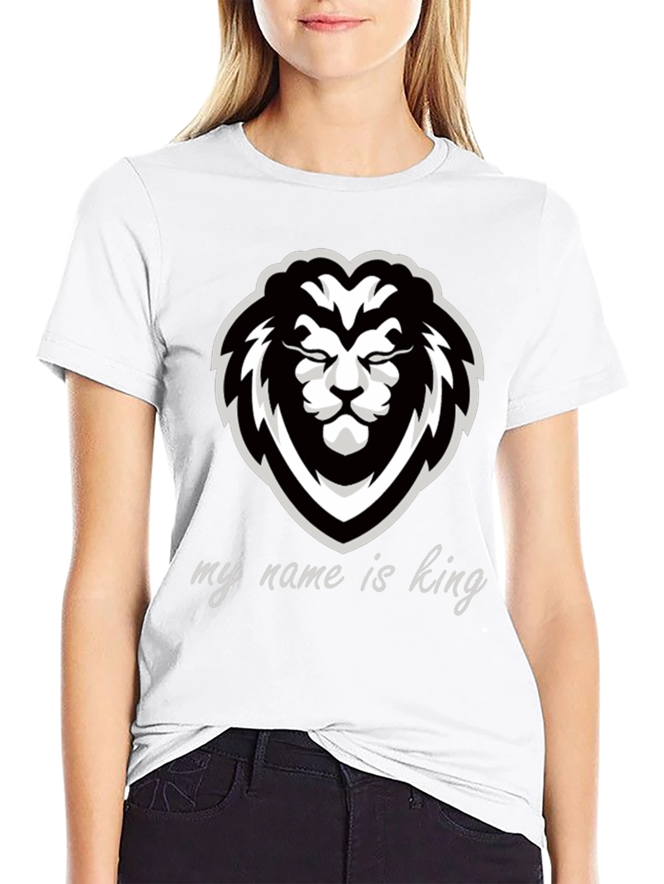 King Lion Graphic Tee - Black