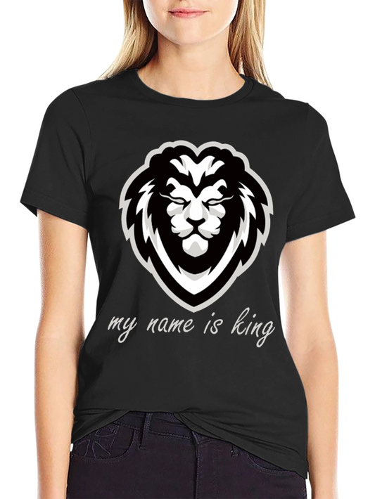 King Lion Graphic Tee - Black