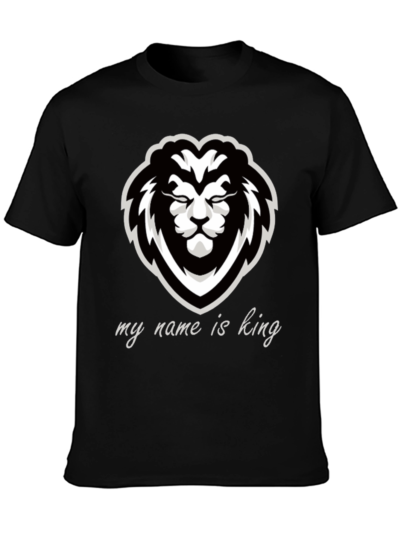 King Lion Graphic Tee - Black