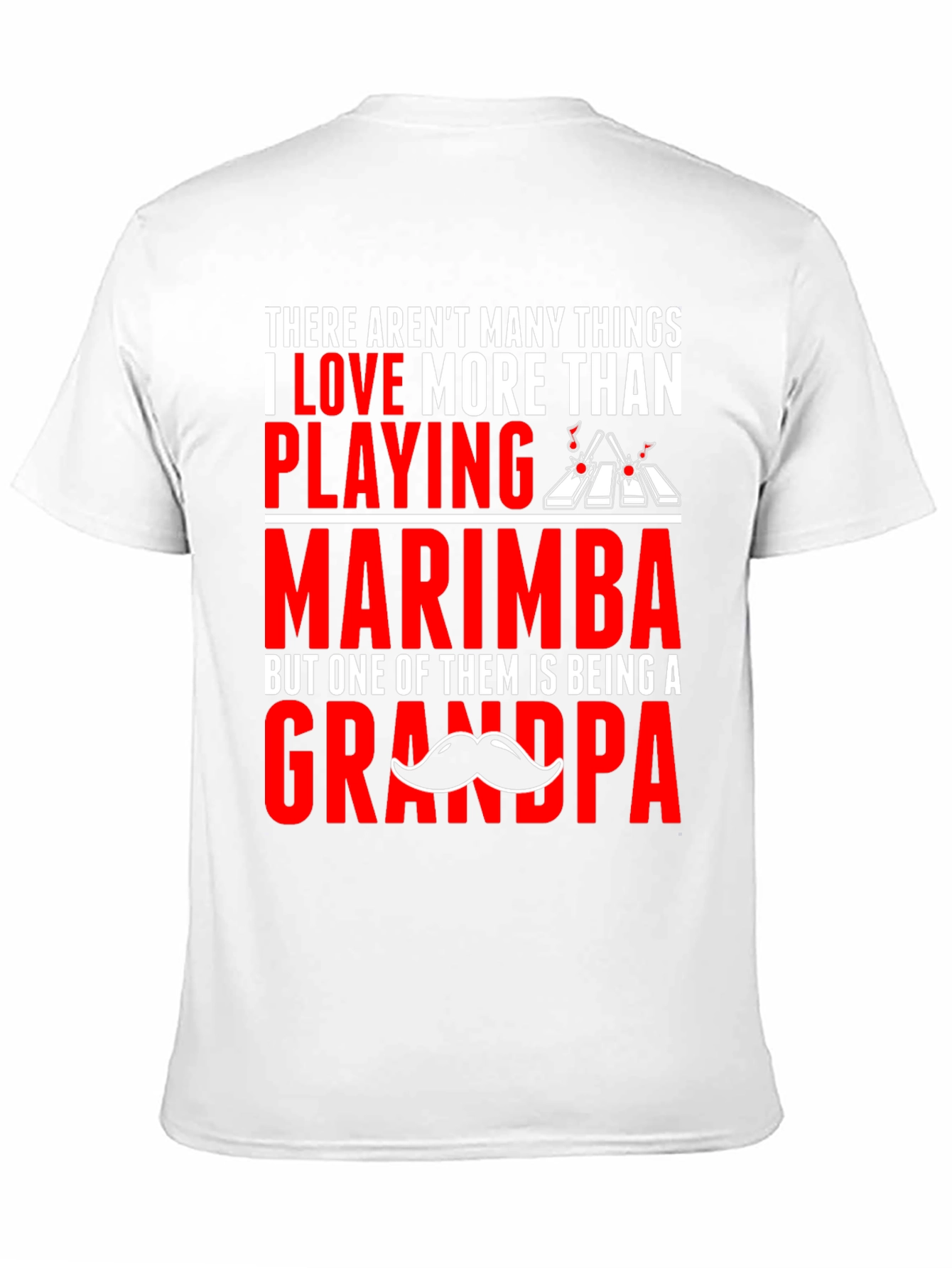 Marimba Grandpa T-Shirt - Musician Dad Gift