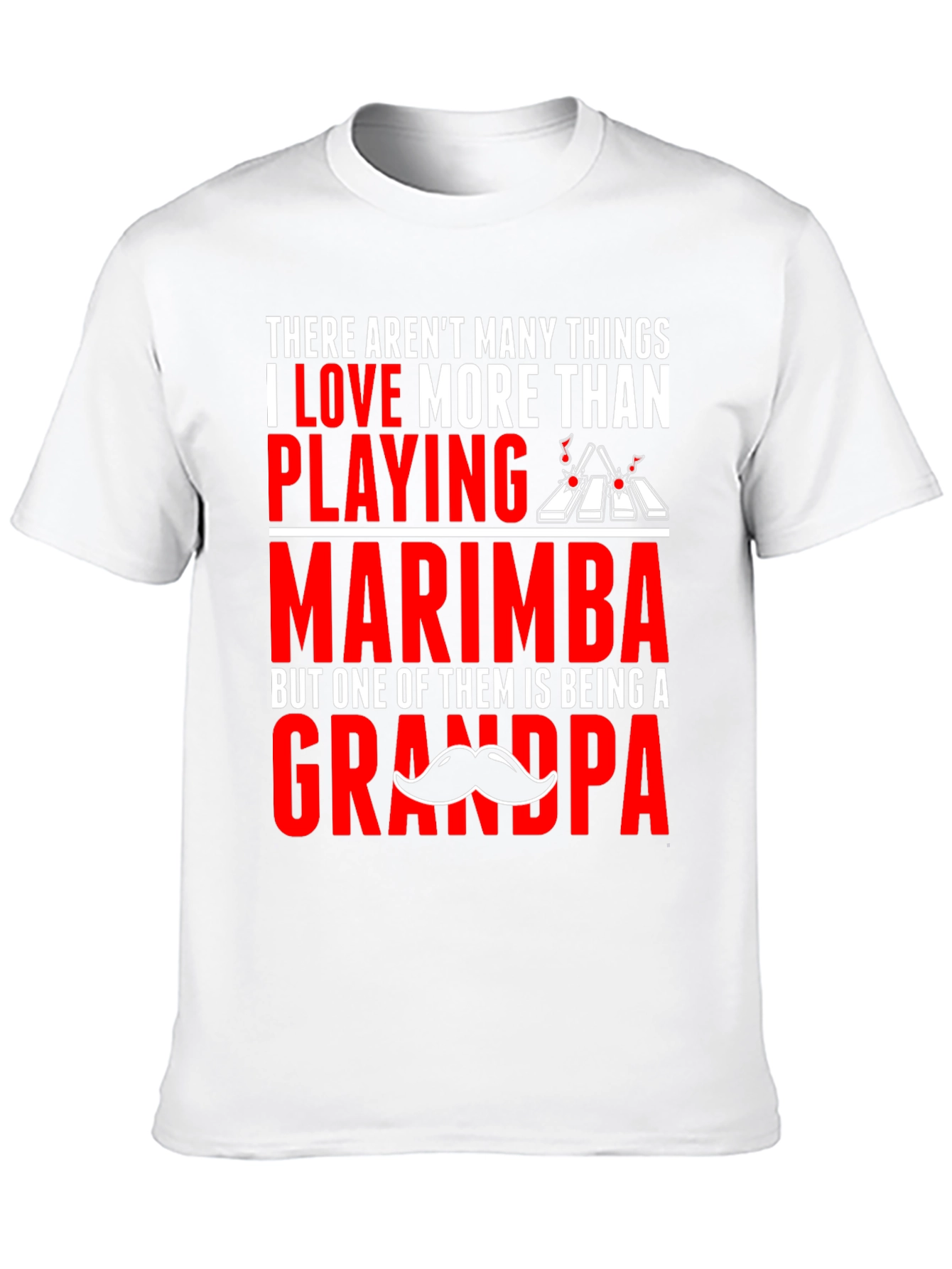 Marimba Grandpa T-Shirt - Musician Dad Gift