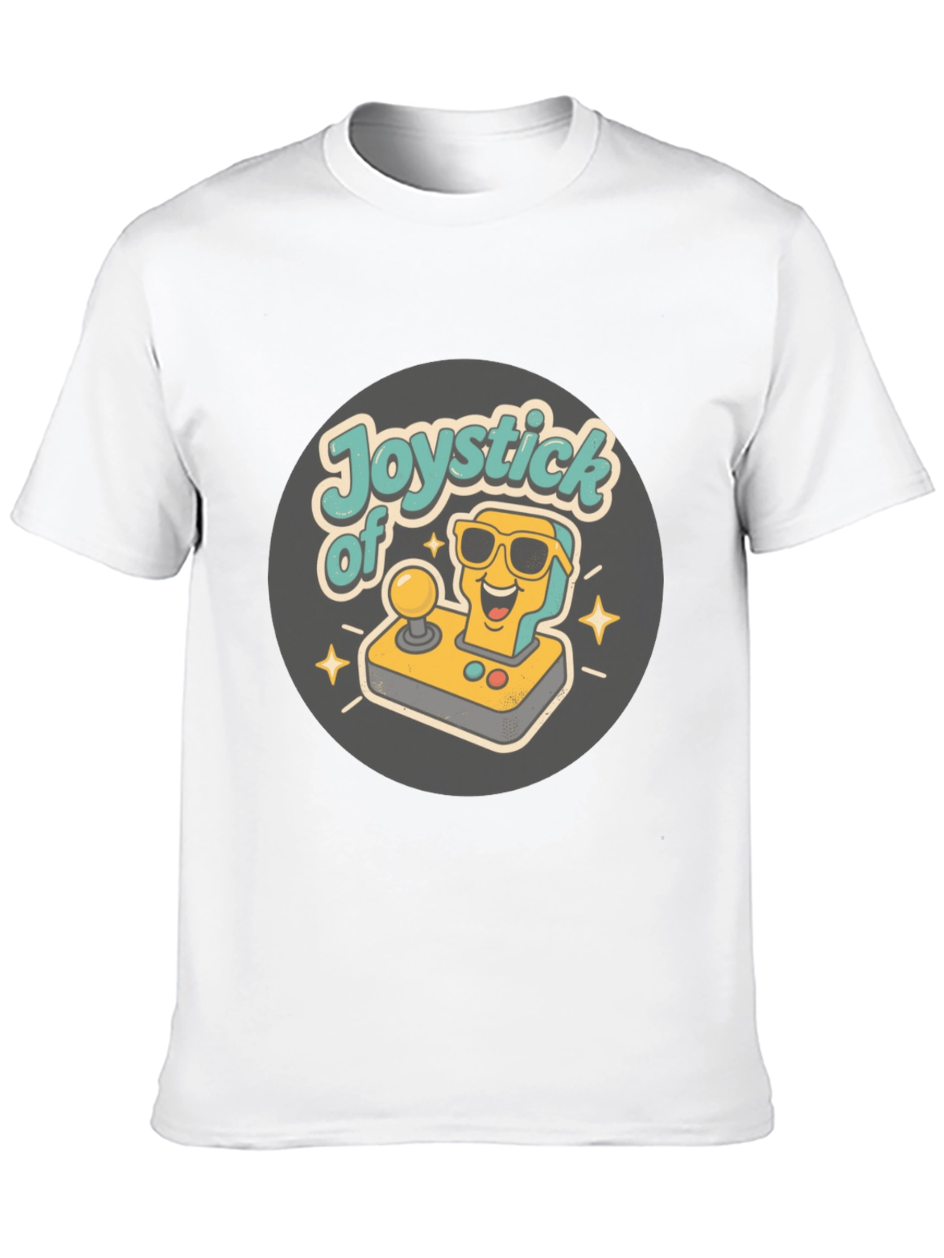 Retro Gaming Joystick T-Shirt - Classic Gamer Tee