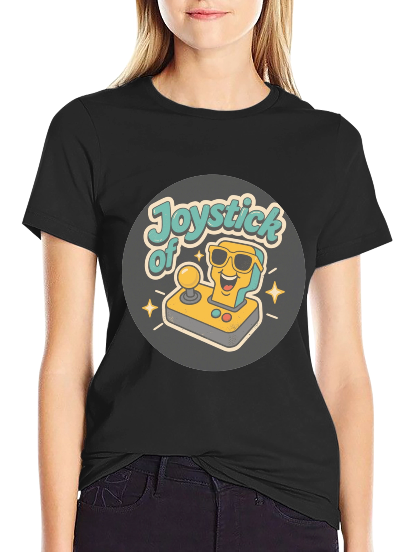 Retro Gaming Joystick T-Shirt - Classic Gamer Tee