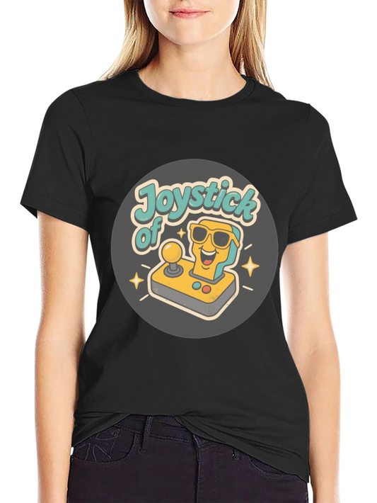 Retro Gaming Joystick T-Shirt - Classic Gamer Tee