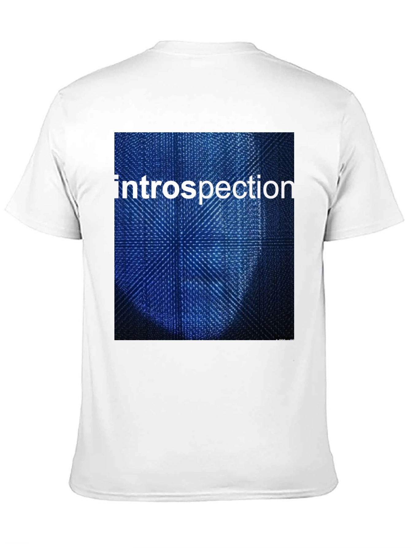 Introspection Graphic Print Black T-Shirt