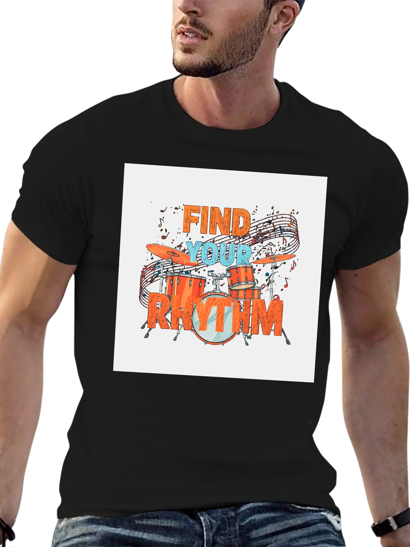 Find Your Rhythm Drum T-Shirt