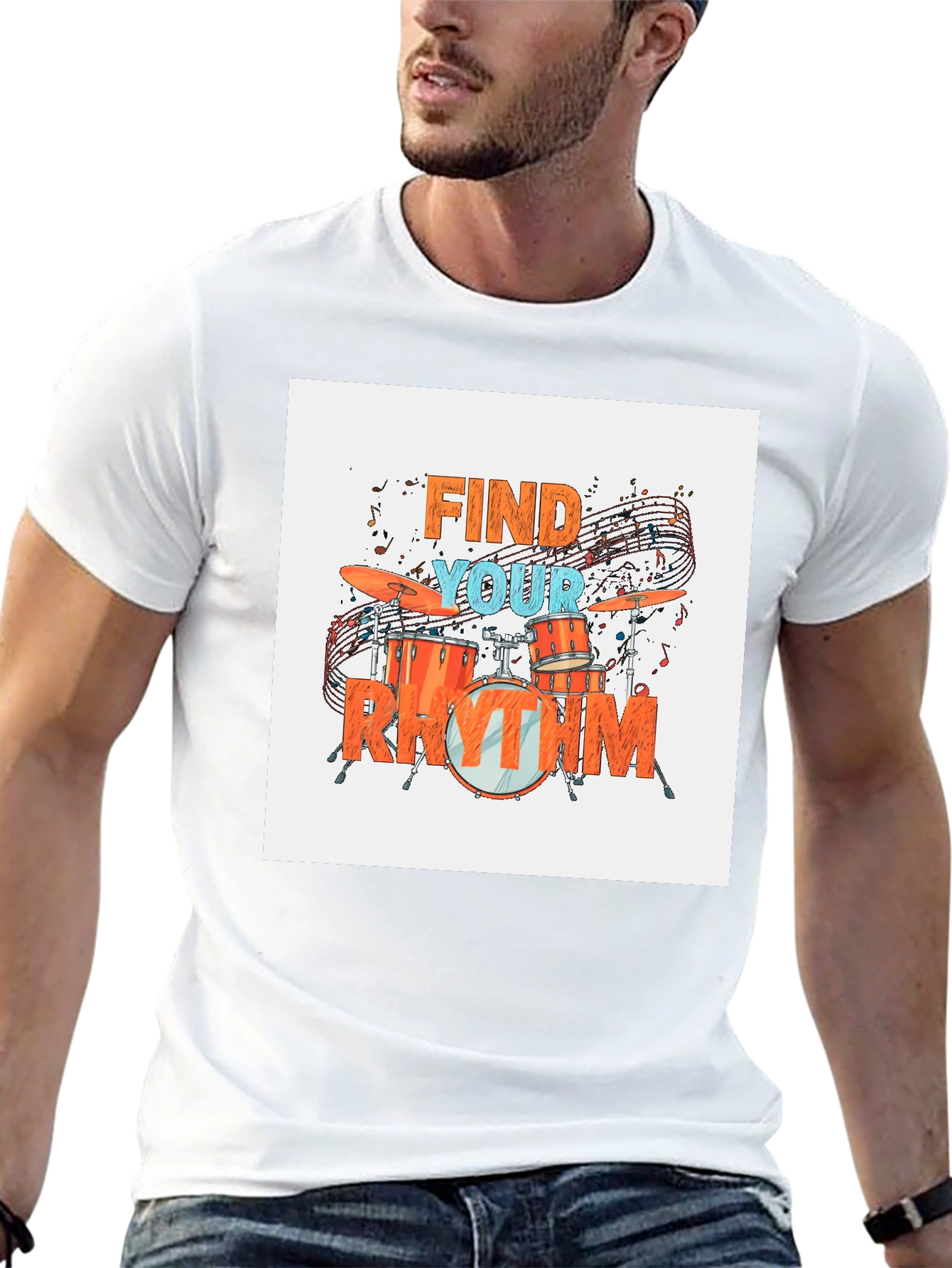 Find Your Rhythm Drum T-Shirt