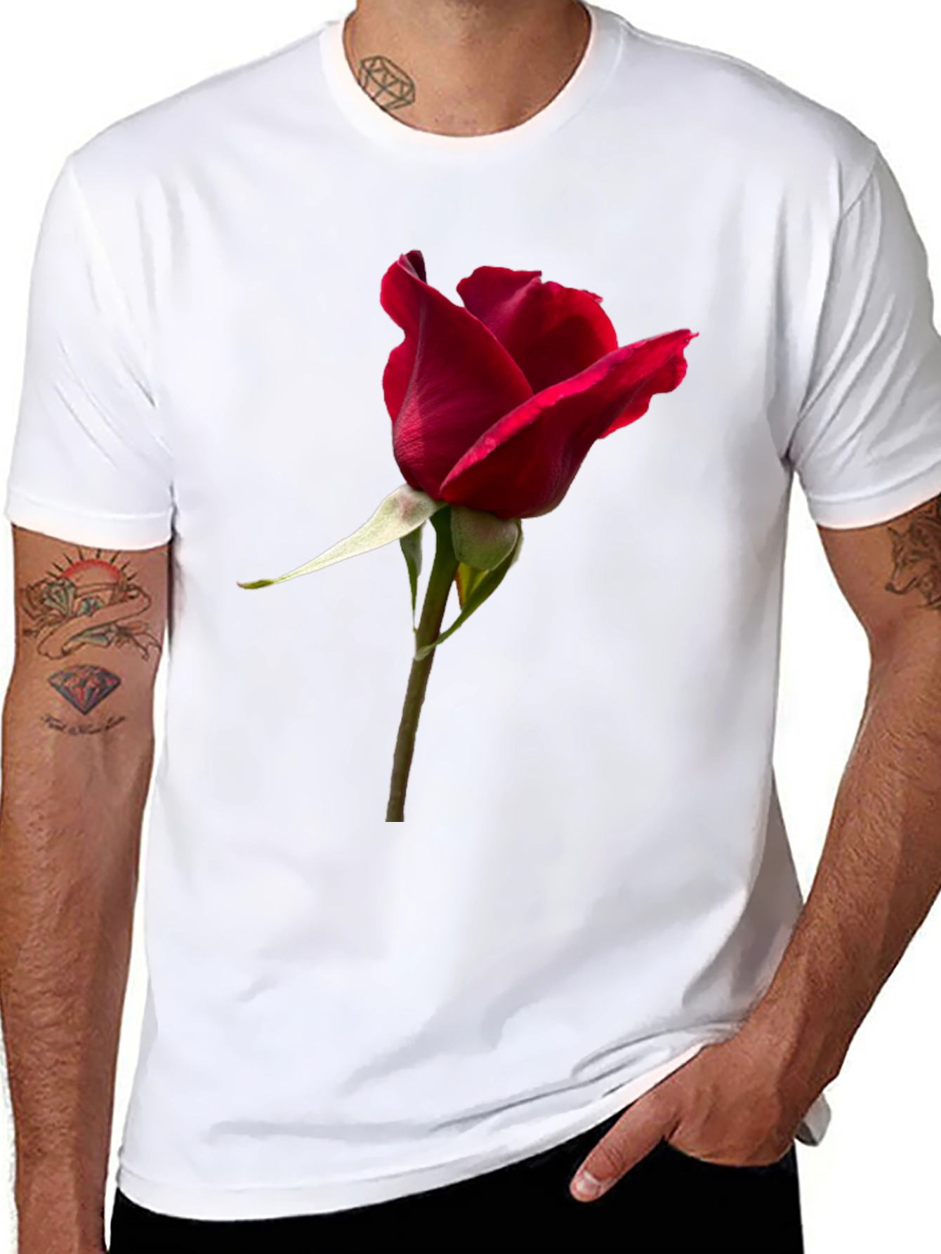 Rose Graphic T-Shirt