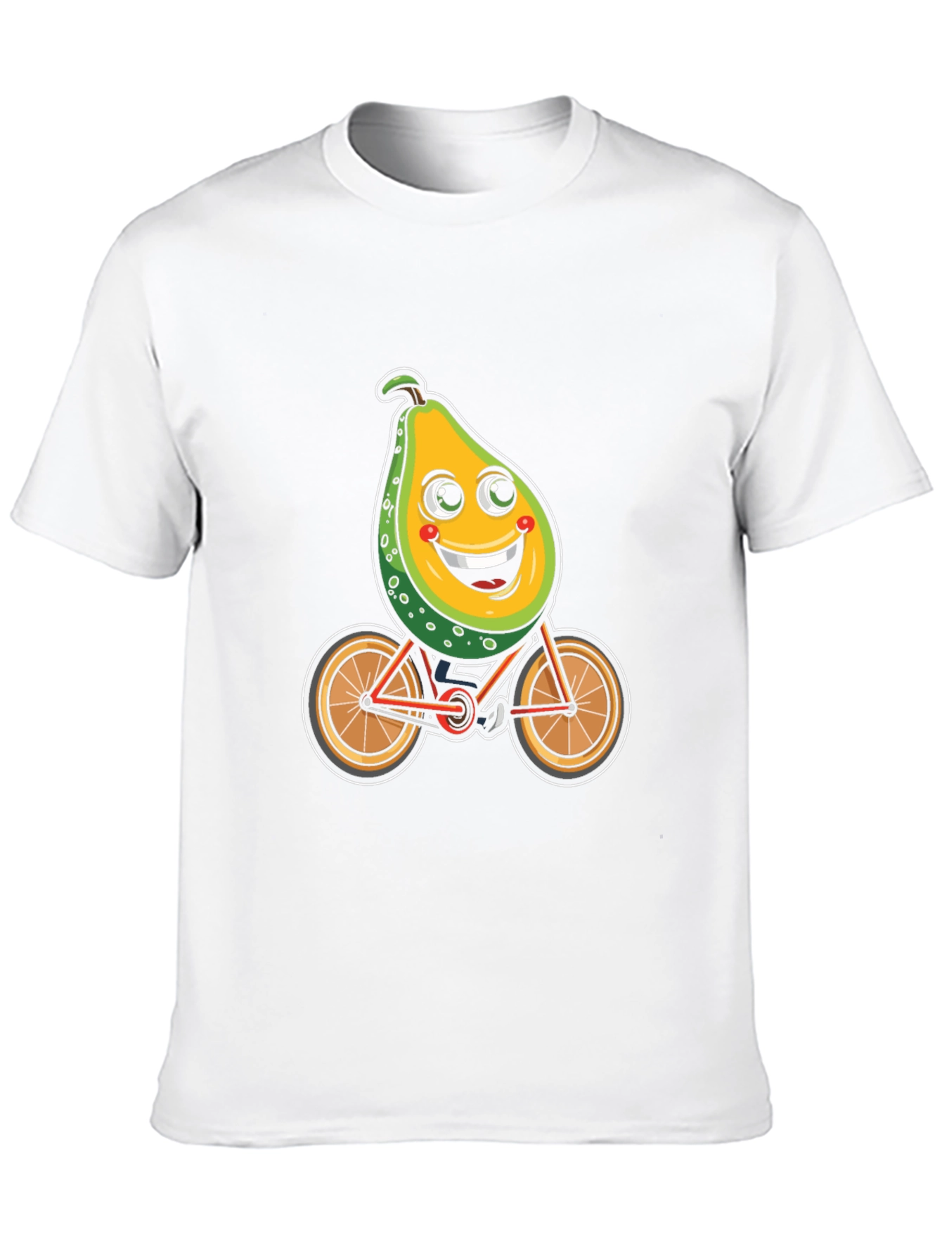 Avocado Bike Ride Graphic Tee - Black