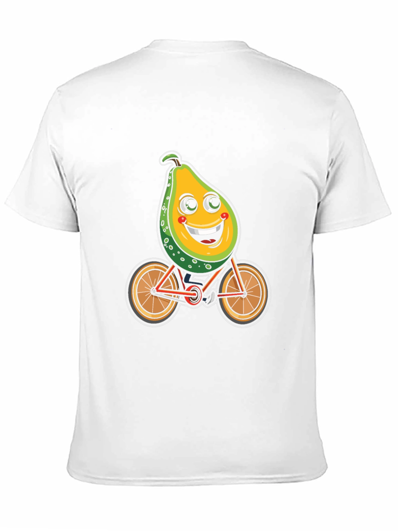 Avocado Bike Ride Graphic Tee - Black