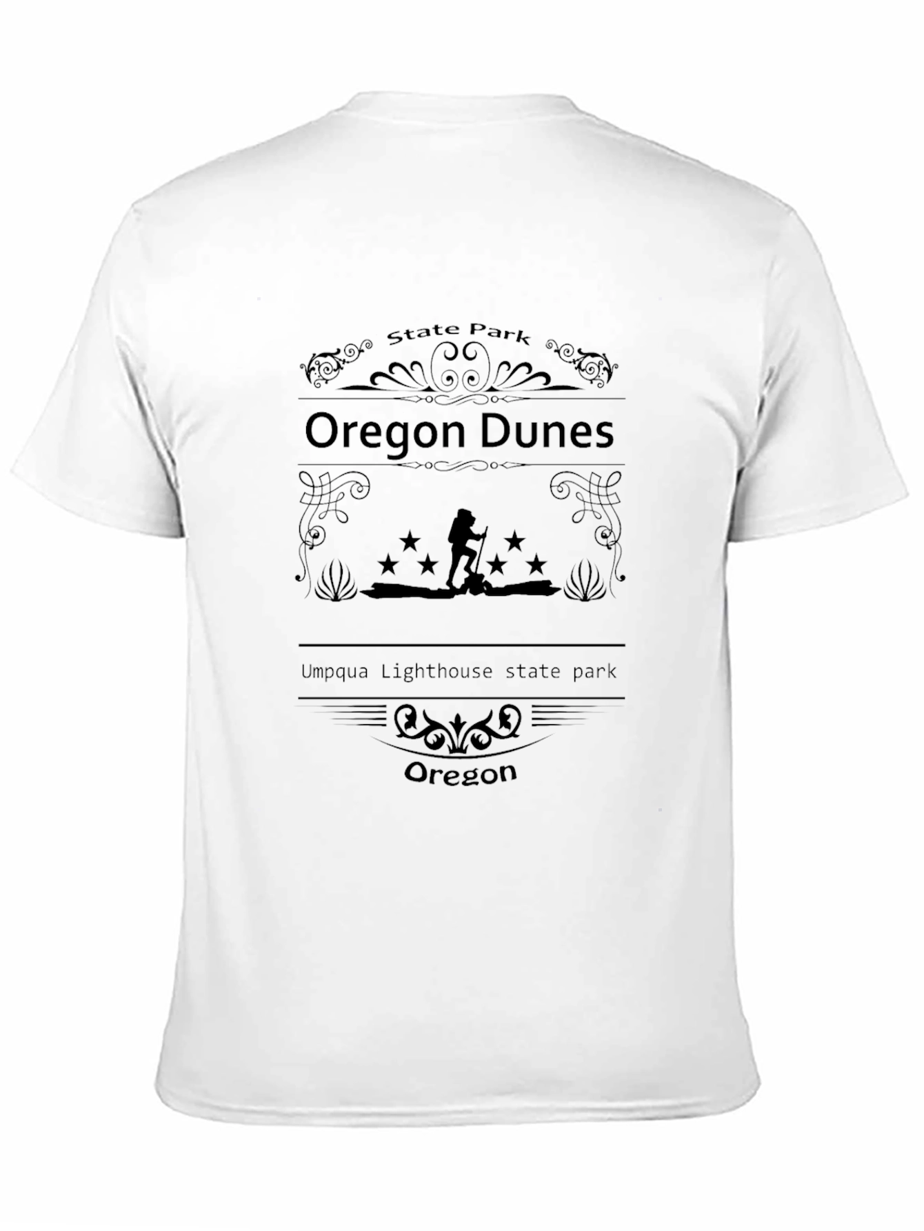 Oregon Dunes State Park Black T-Shirt