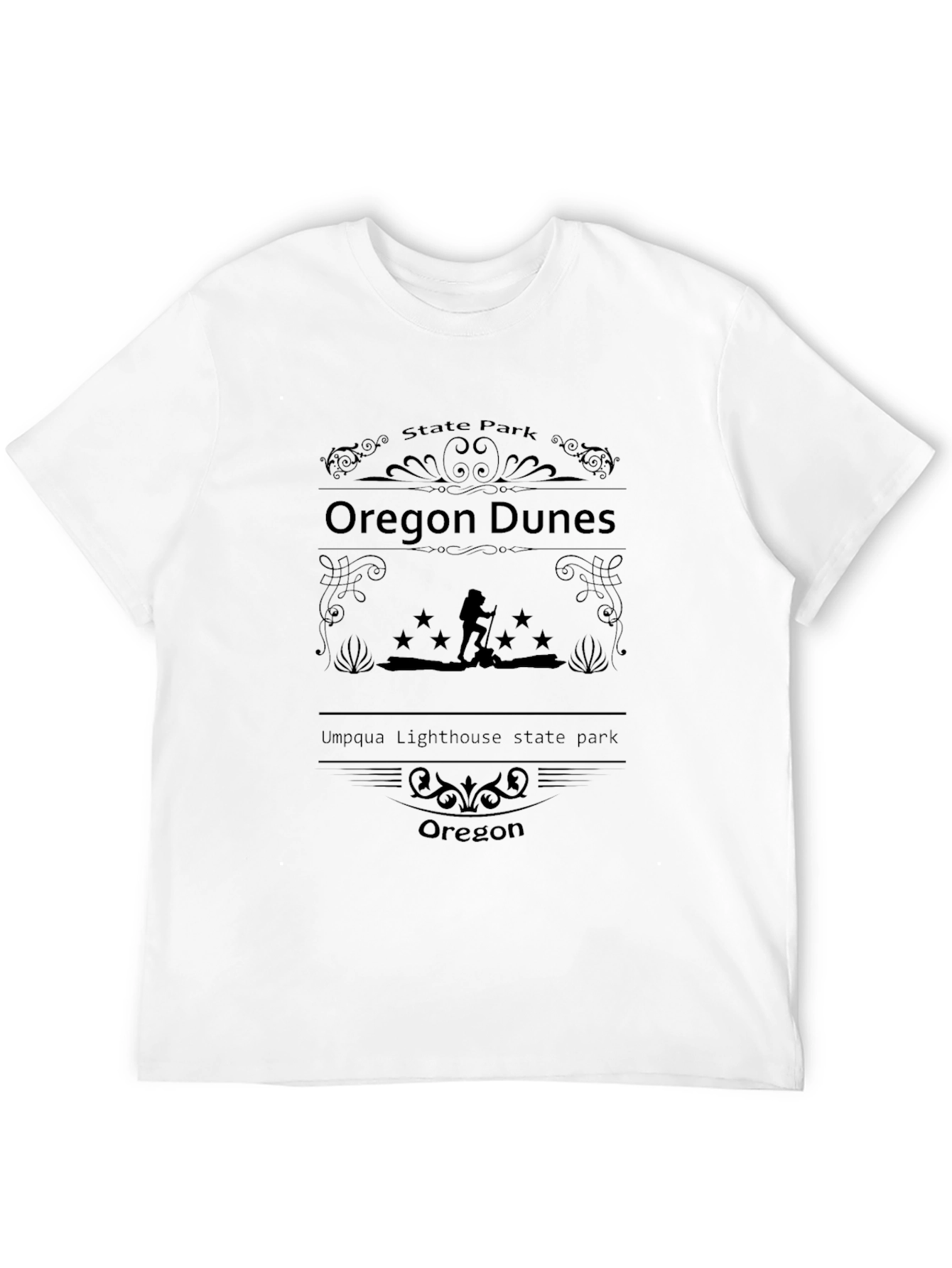 Oregon Dunes State Park Black T-Shirt