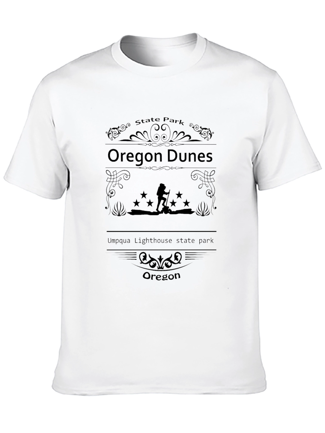 Oregon Dunes State Park Black T-Shirt