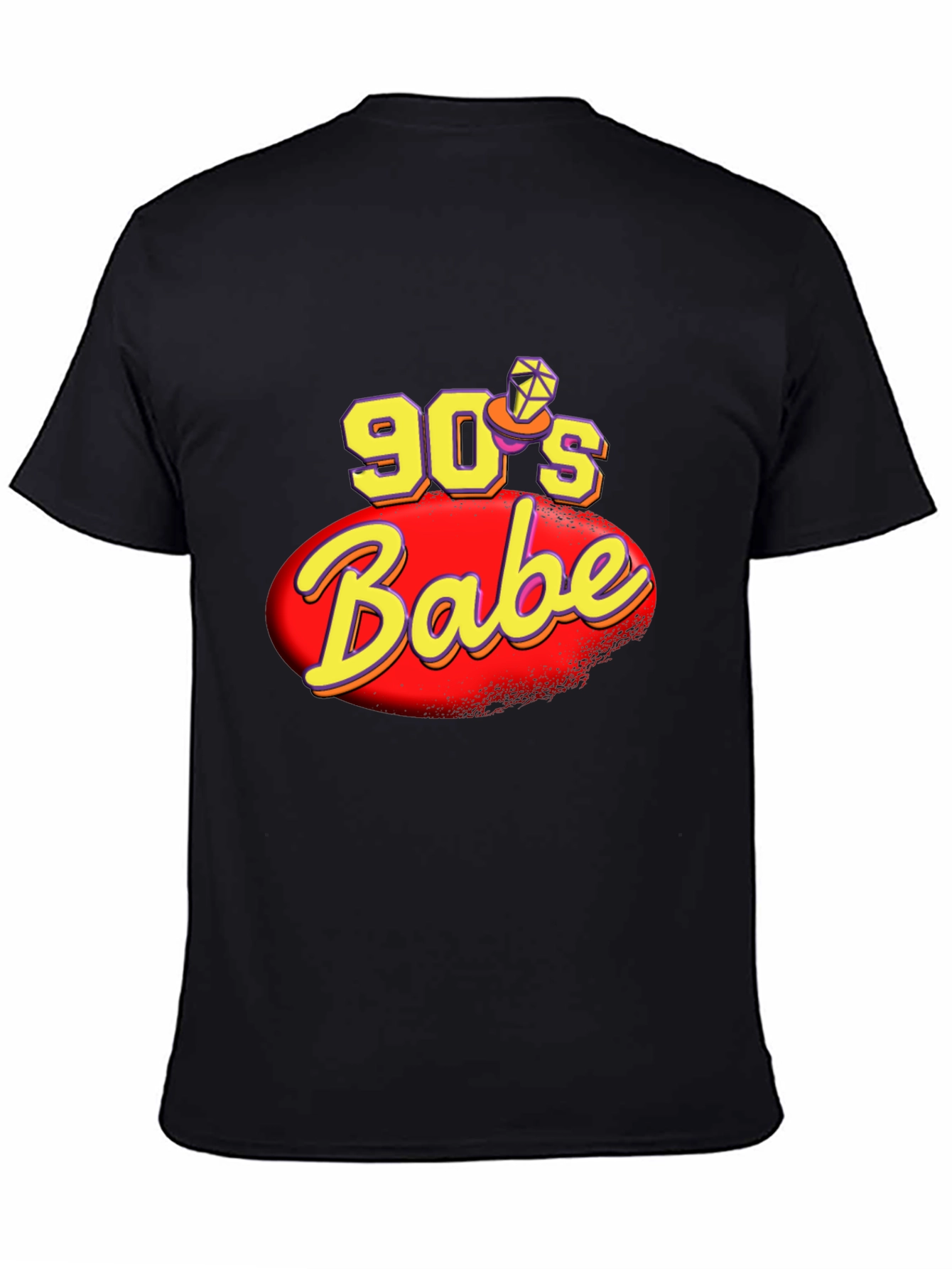 90s Babe Black Graphic T-Shirt