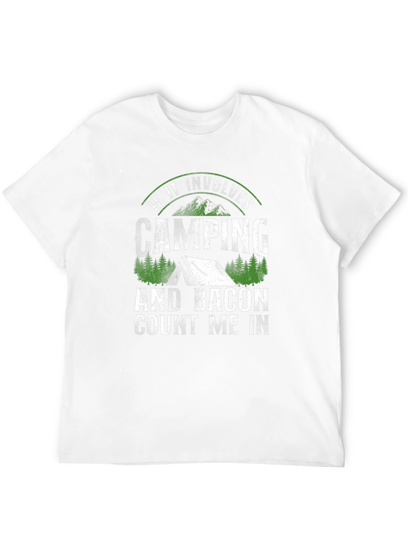 Camping & Bacon T-Shirt: Count Me In!