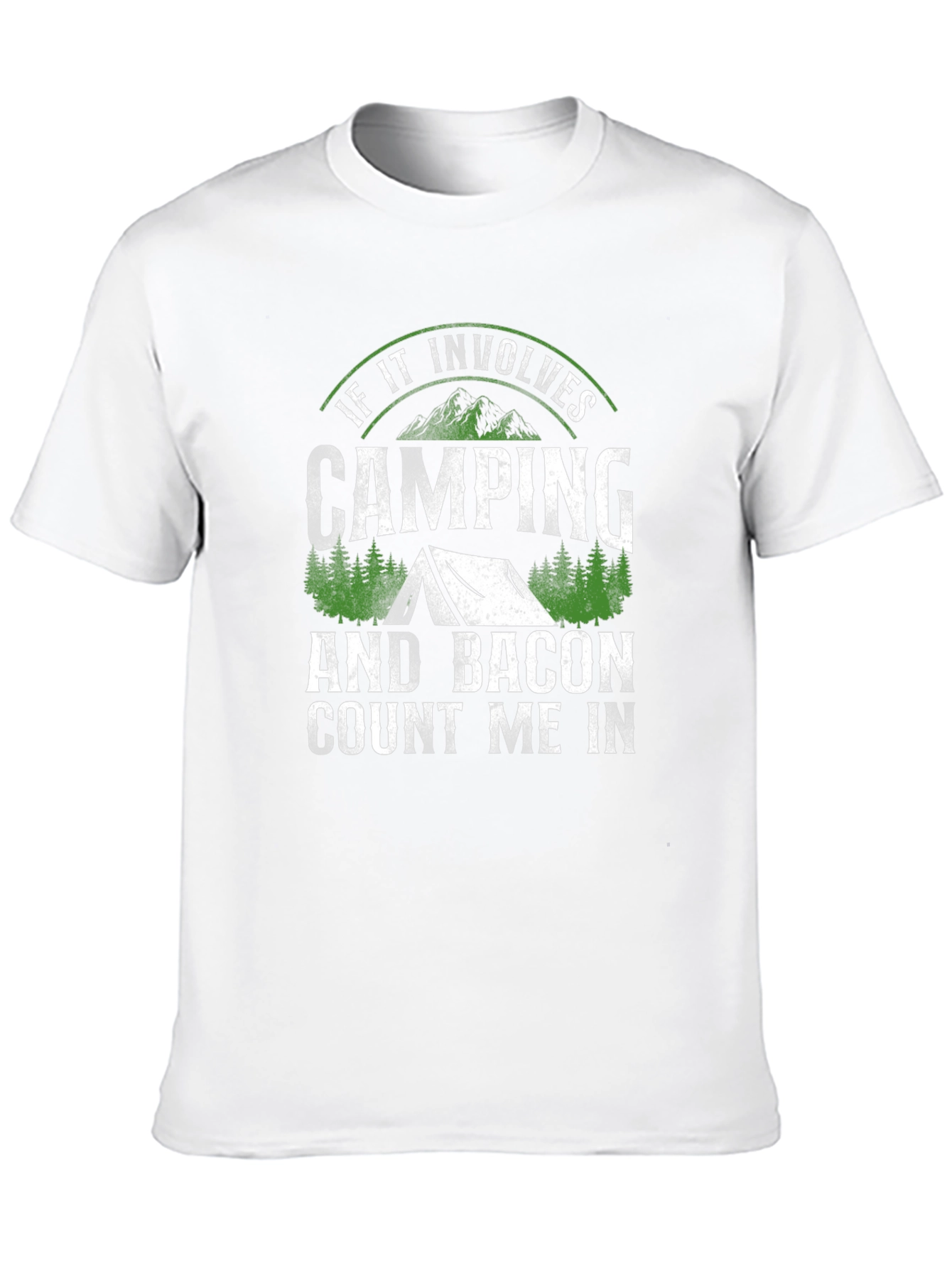 Camping & Bacon T-Shirt: Count Me In!