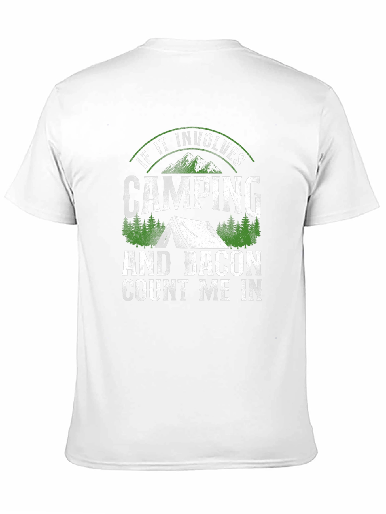 Camping & Bacon T-Shirt: Count Me In!