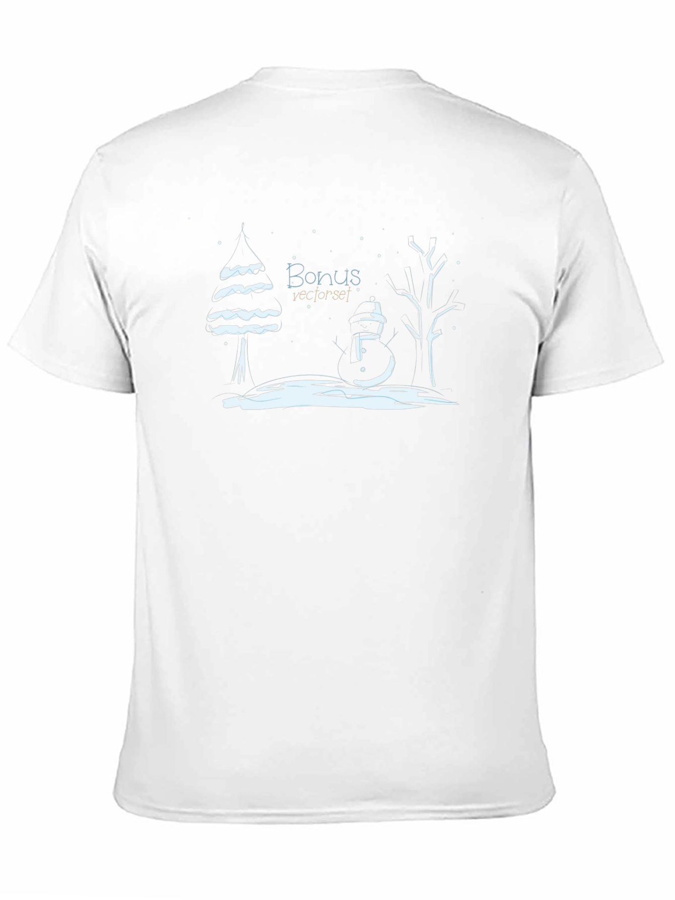 Snowman Scene Graphic Tee