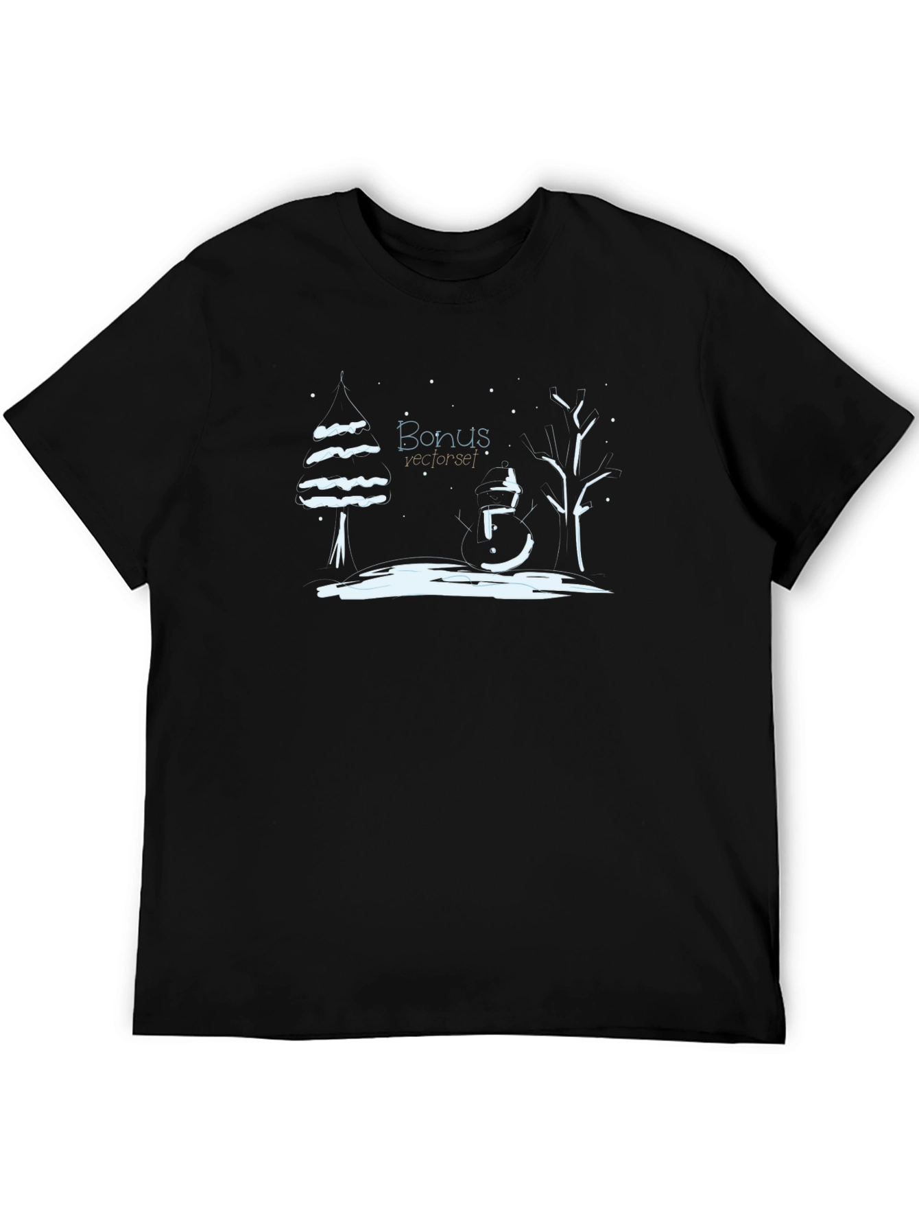 Snowman Scene Graphic Tee