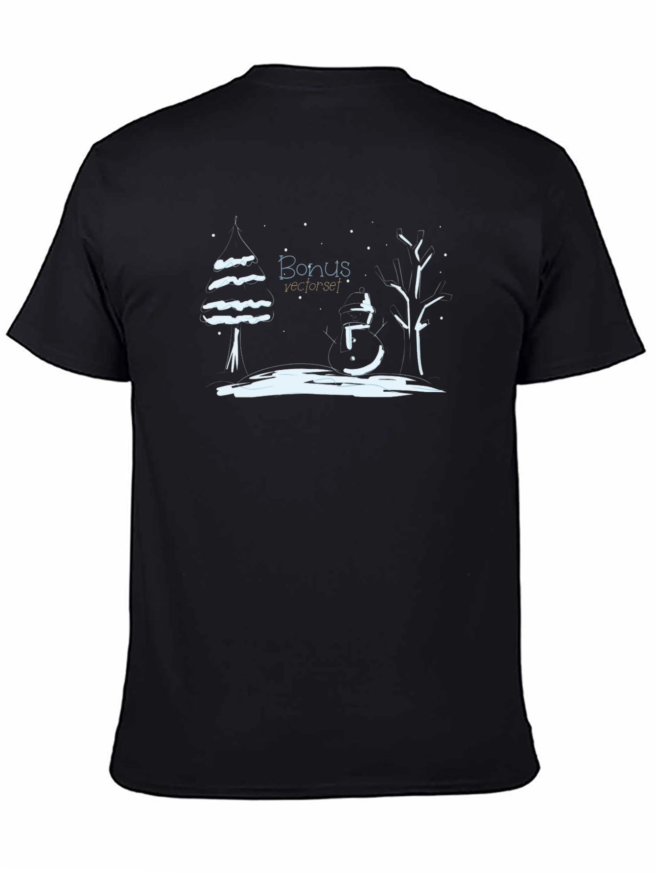 Snowman Scene Graphic Tee