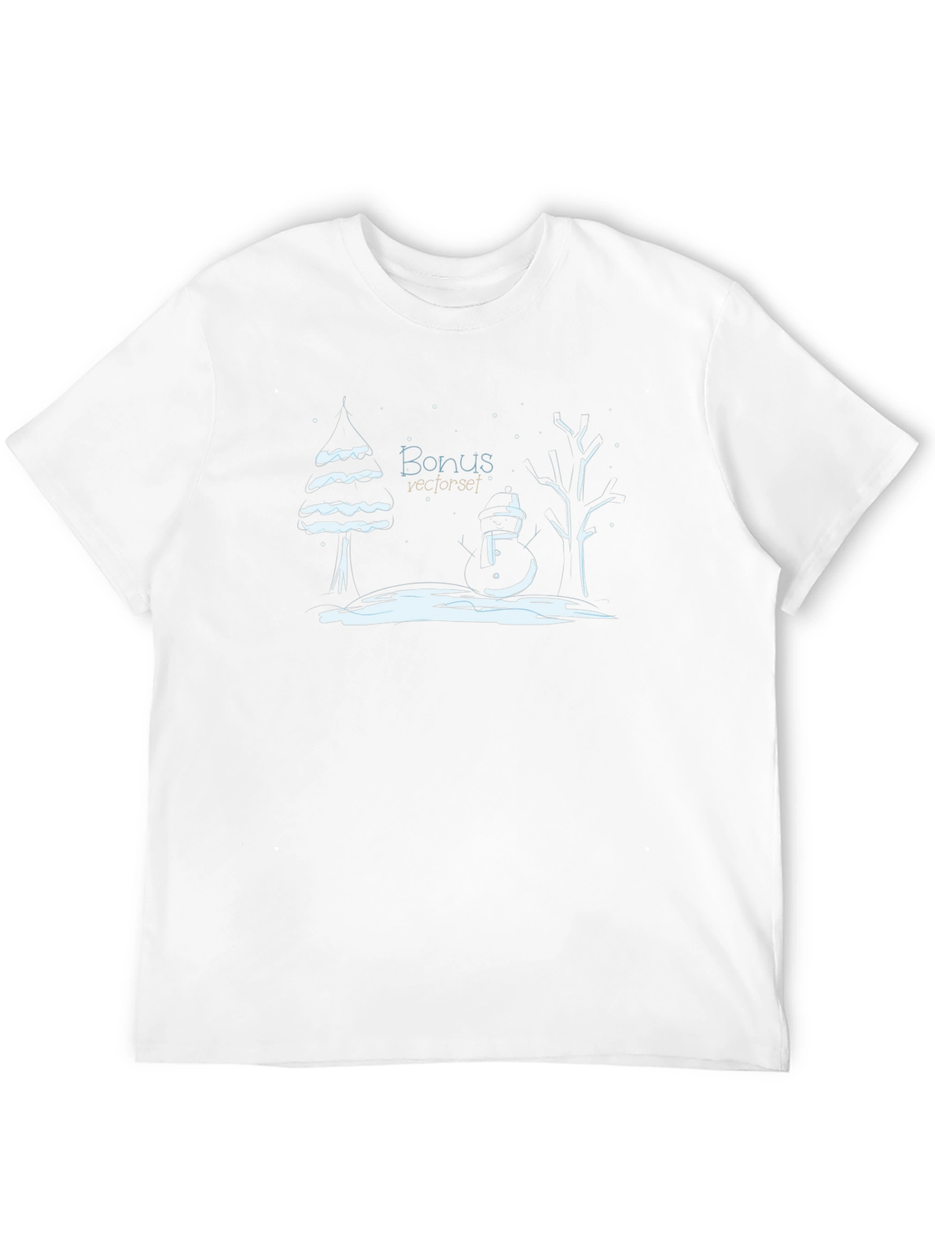 Snowman Scene Graphic Tee