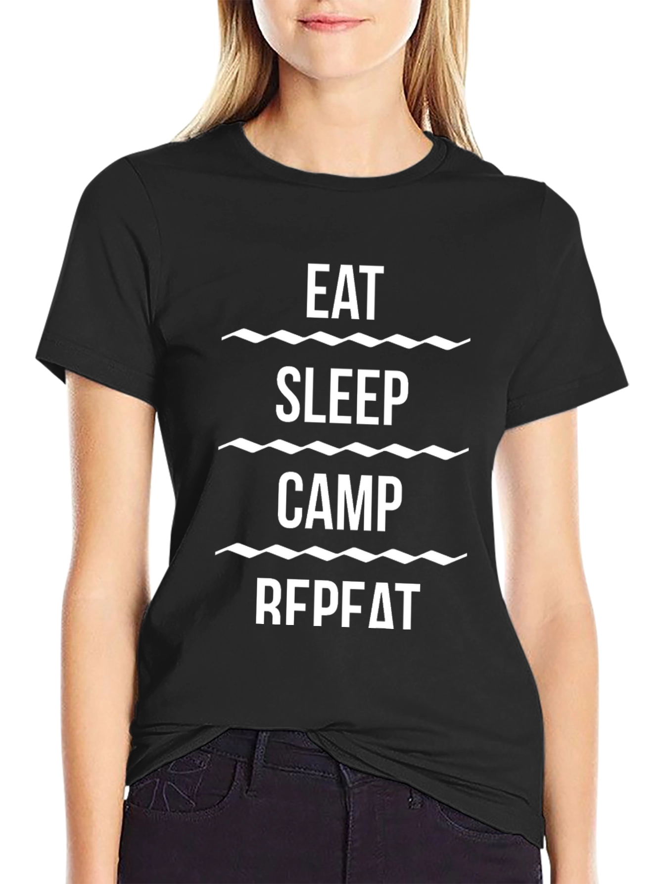 Eat Sleep Camp Repeat T-Shirt