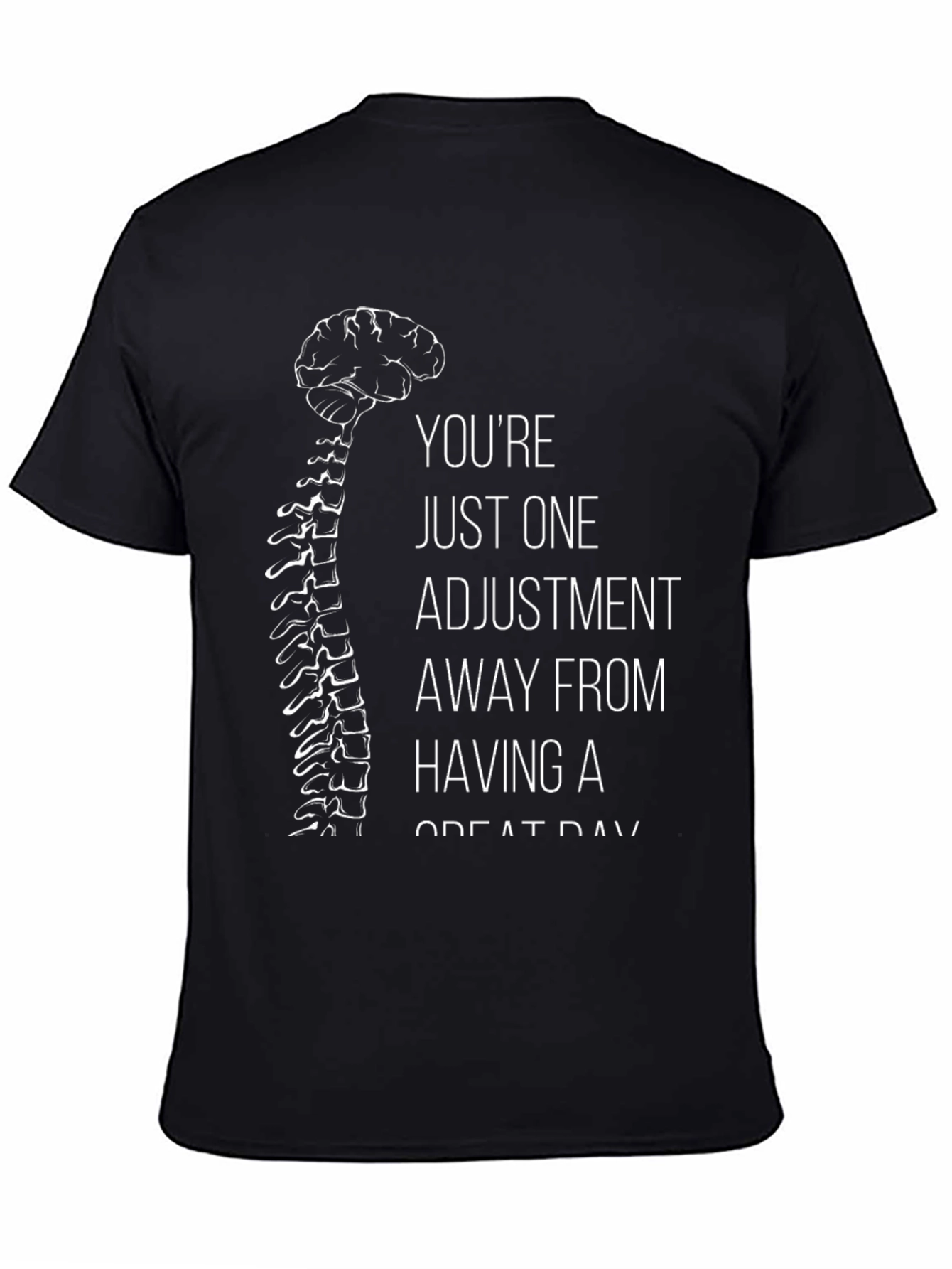 Chiropractor Adjustment T-Shirt Spine Brain Graphic Tee