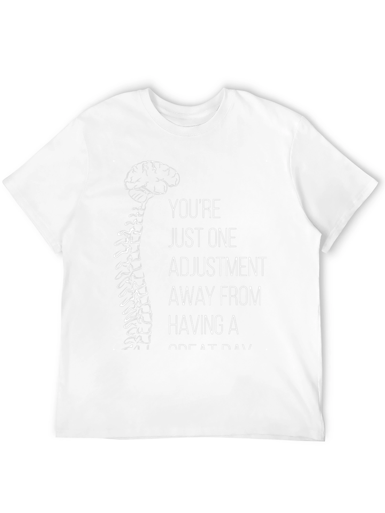 Chiropractor Adjustment T-Shirt Spine Brain Graphic Tee