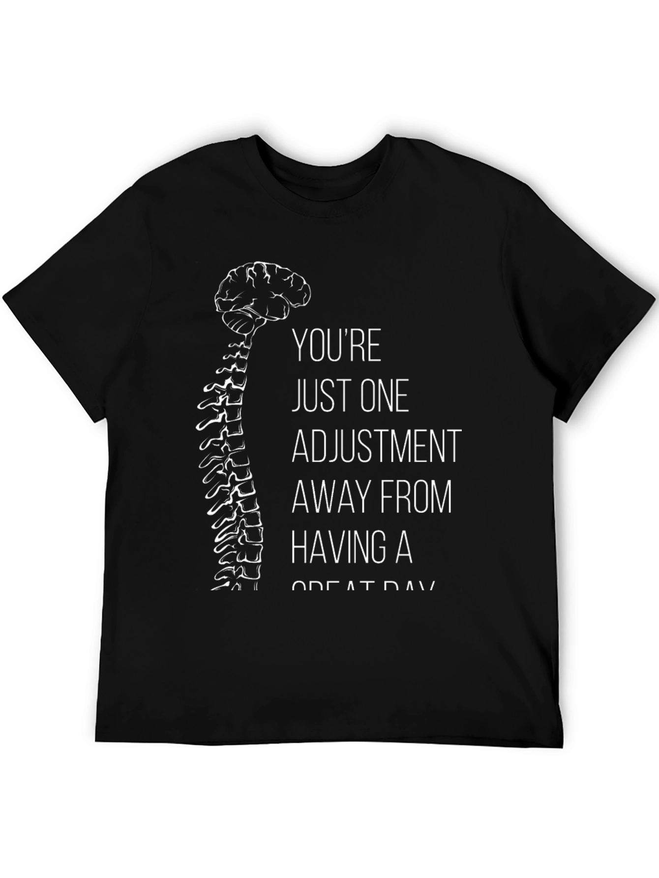 Chiropractor Adjustment T-Shirt Spine Brain Graphic Tee