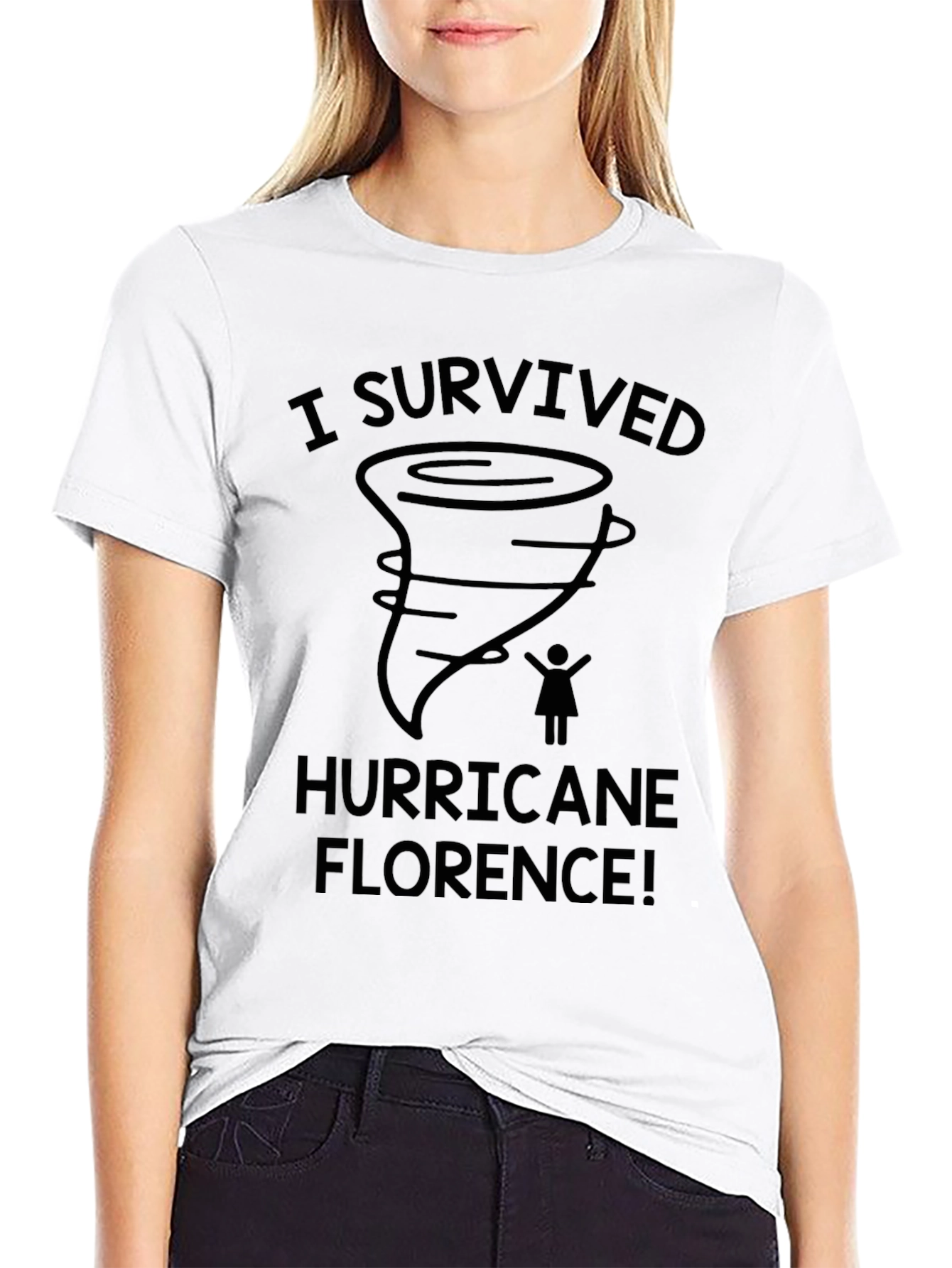 I Survived Hurricane Florence Novelty T-Shirt