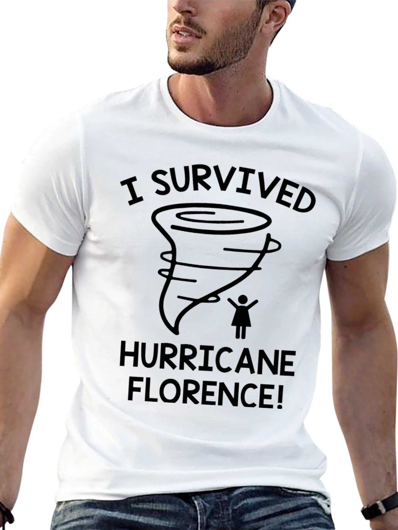 I Survived Hurricane Florence Novelty T-Shirt