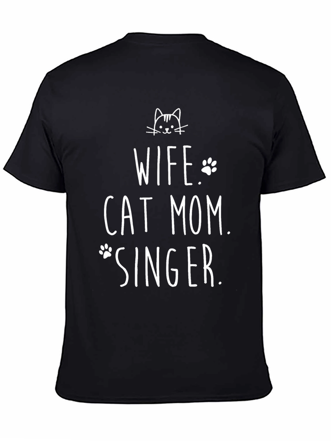 Wife Cat Mom Singer T-Shirt