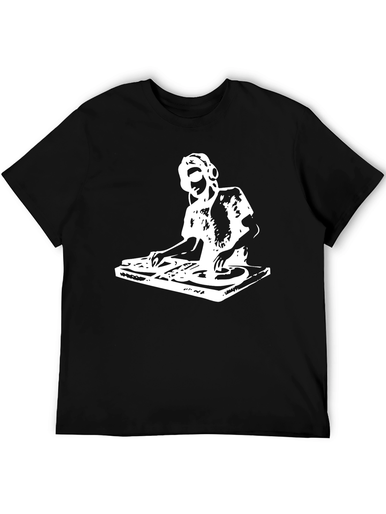 DJ Graphic Tee - Black Cotton