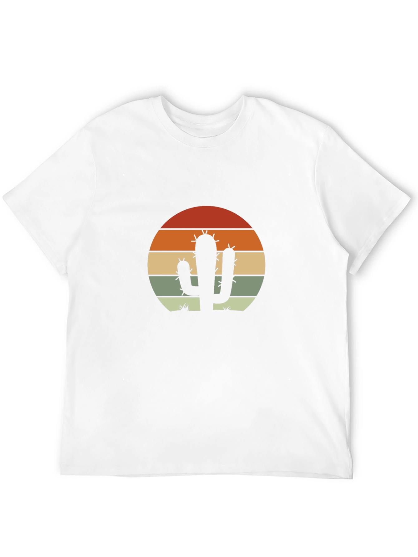 Retro Cactus Sunset Graphic Tee