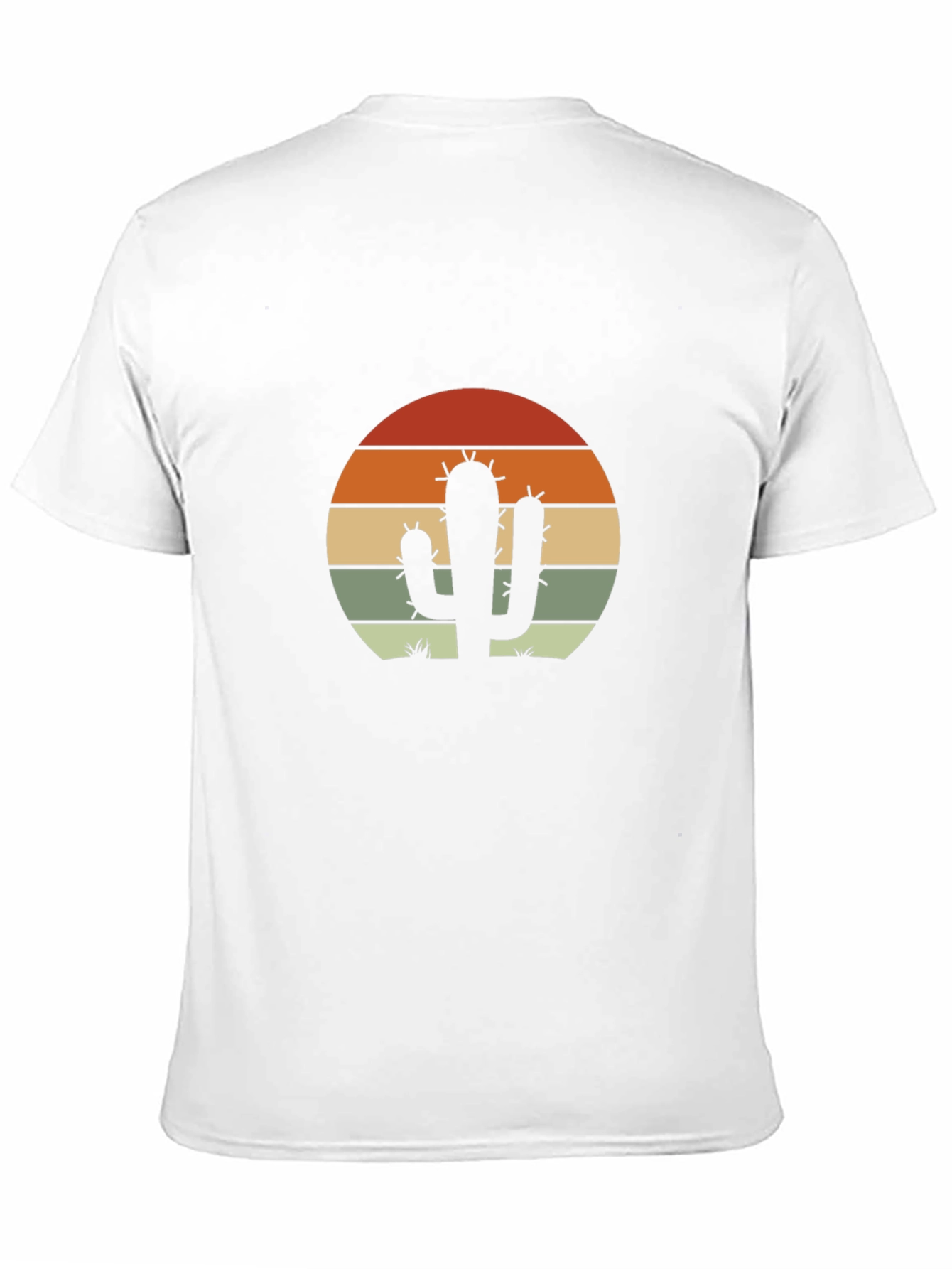 Retro Cactus Sunset Graphic Tee