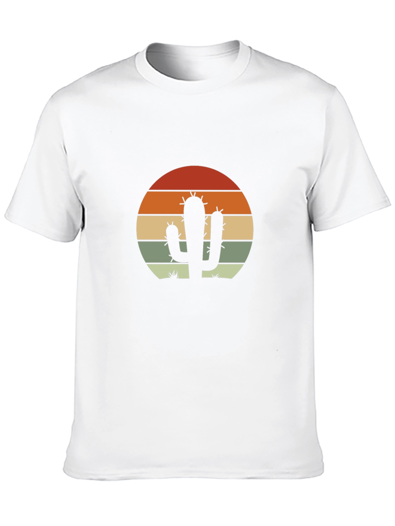 Retro Cactus Sunset Graphic Tee