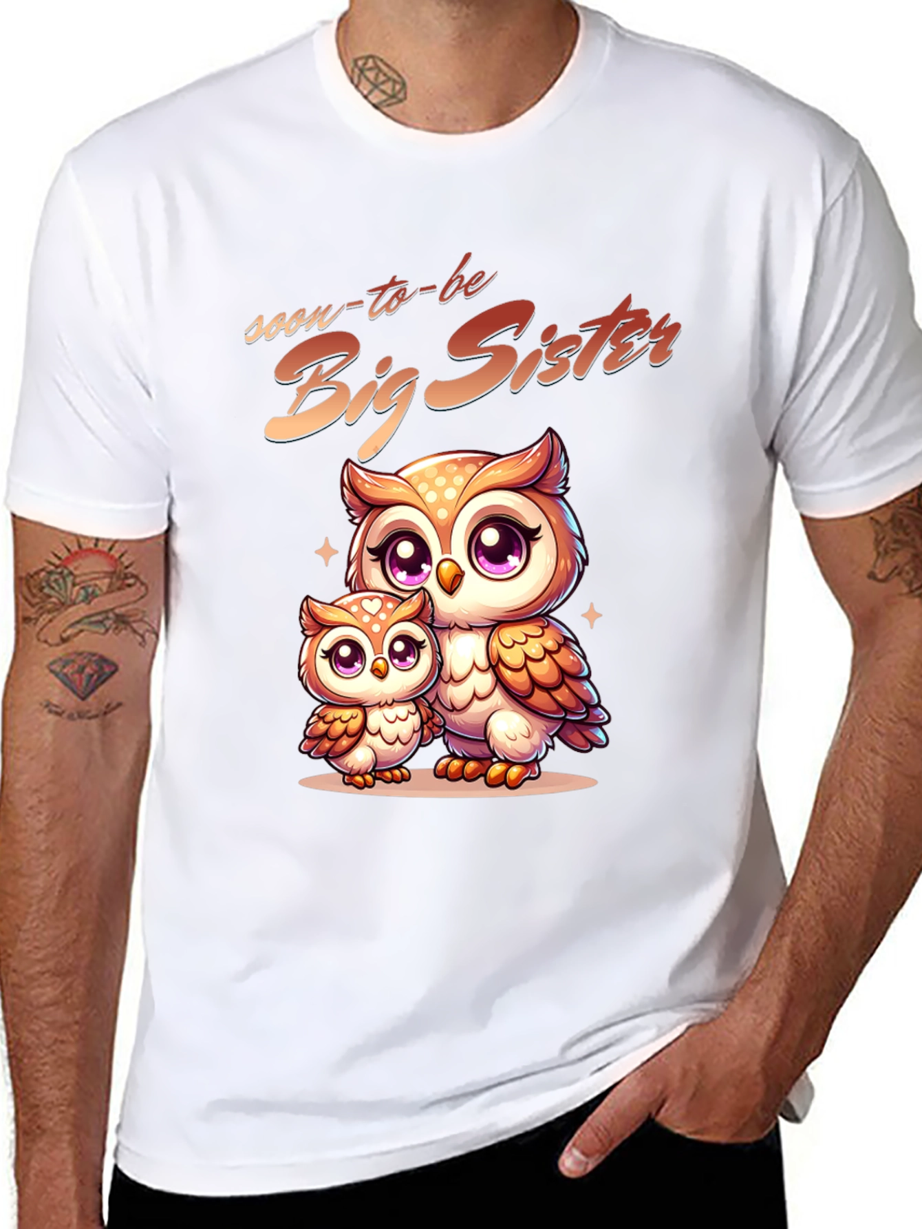 Big Sister Owl Tee