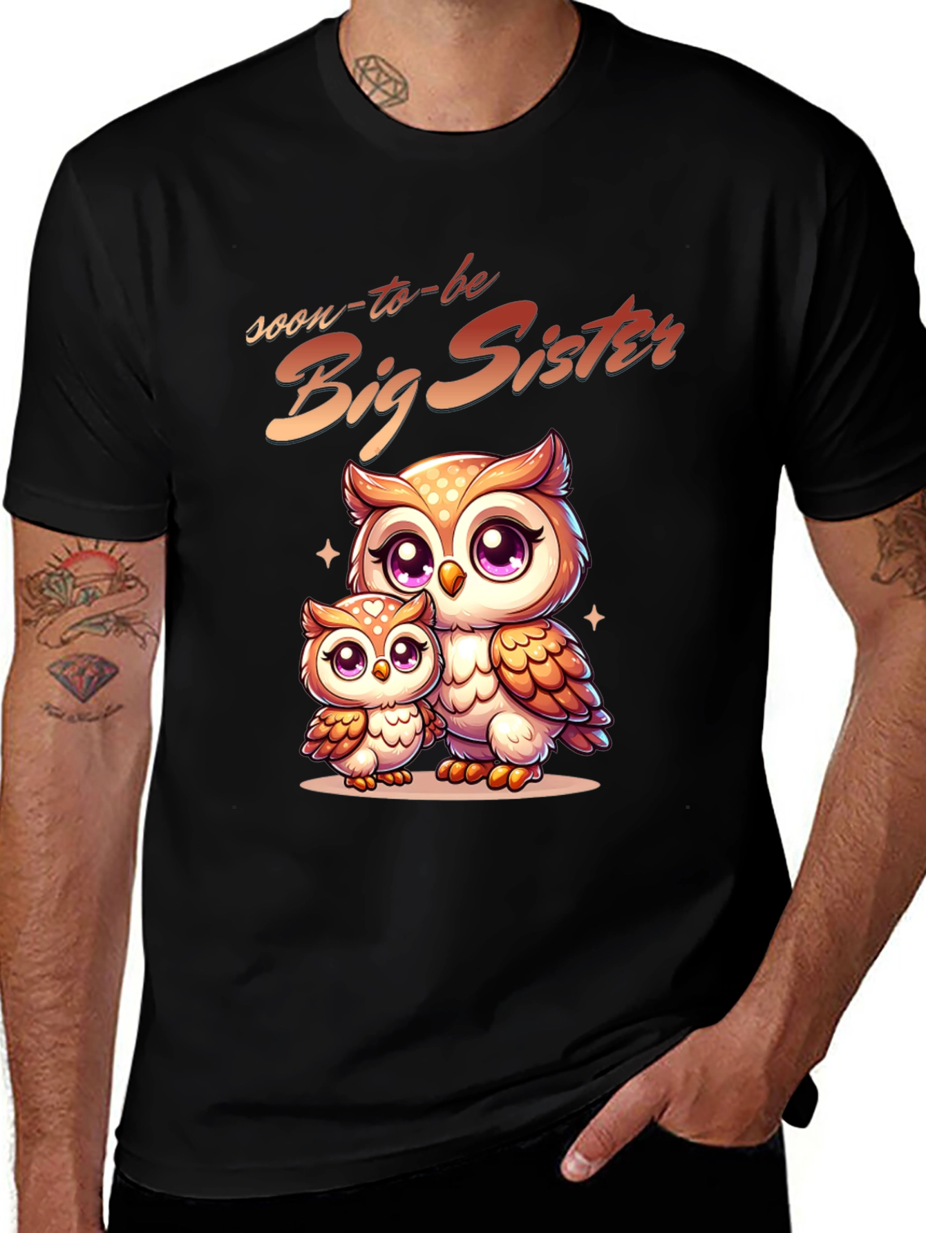 Big Sister Owl Tee