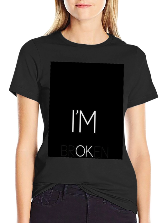 Im Broken T-Shirt - Black Graphic Tee