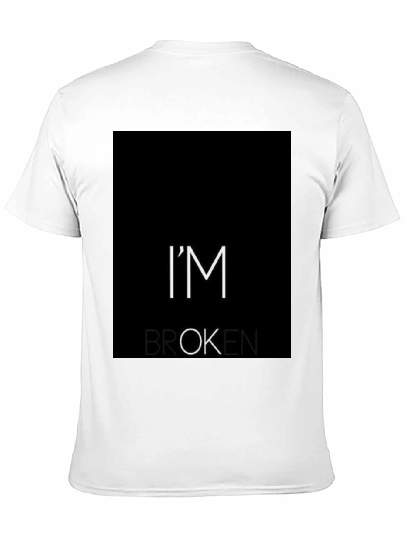 Im Broken T-Shirt - Black Graphic Tee
