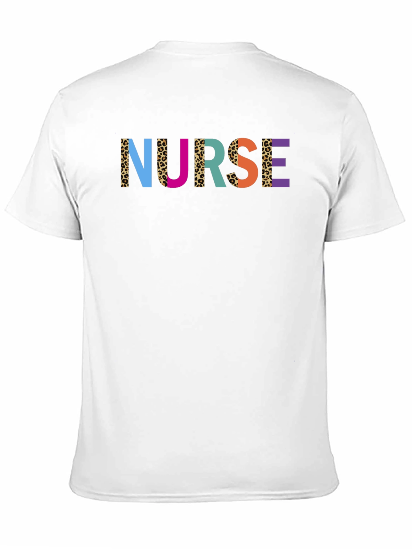 Colorful Nurse Graphic T-Shirt