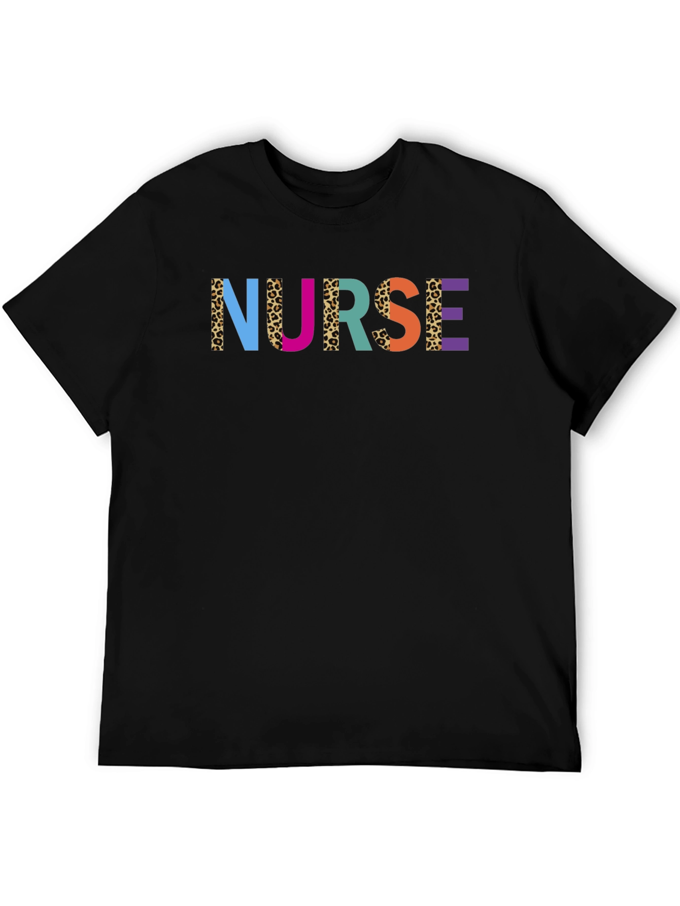 Colorful Nurse Graphic T-Shirt