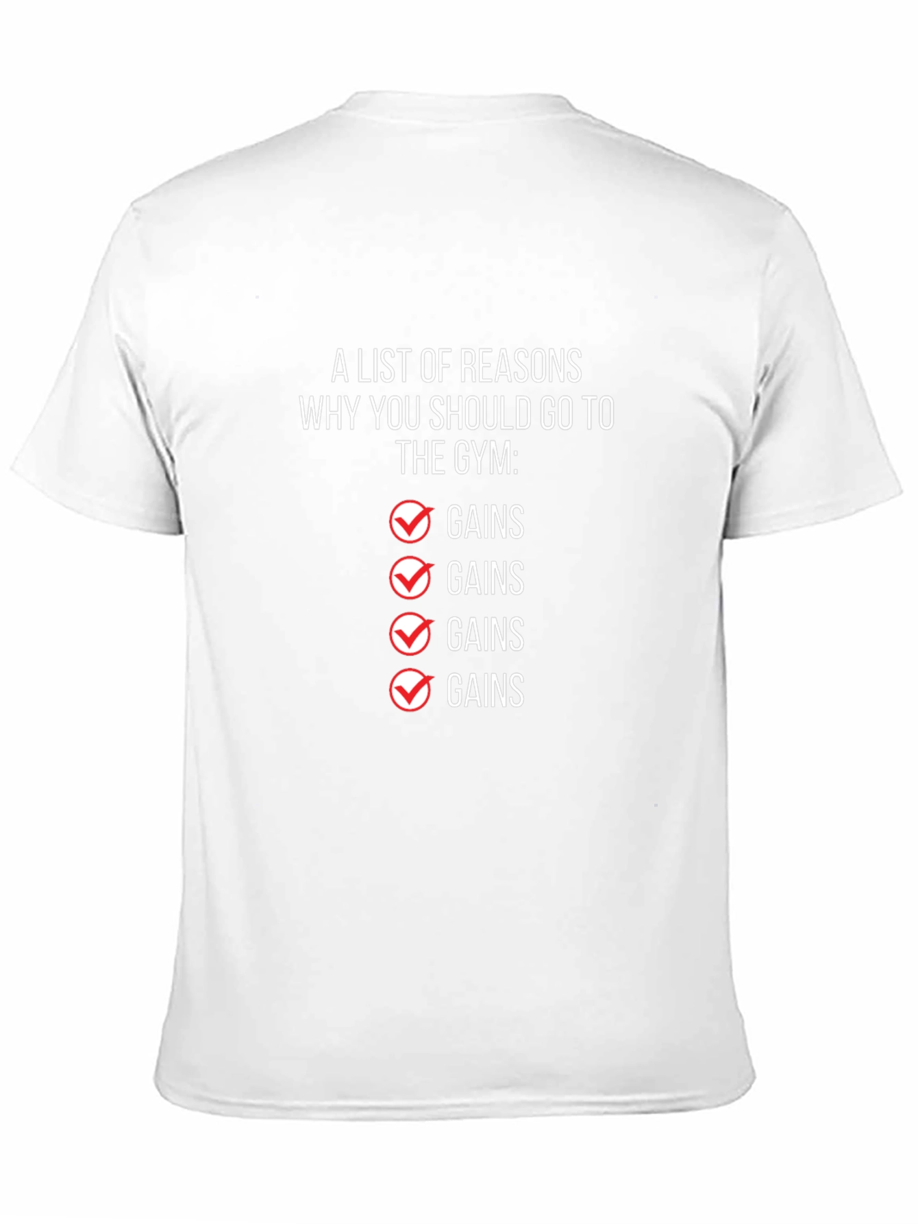 Gym Gains T-Shirt - Workout Motivation