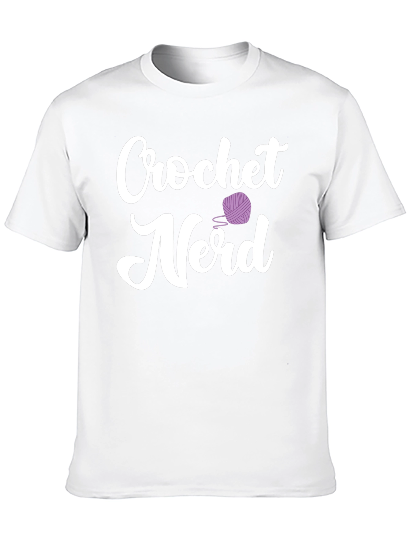 Crochet Nerd T-Shirt - Cotton Knit Tee
