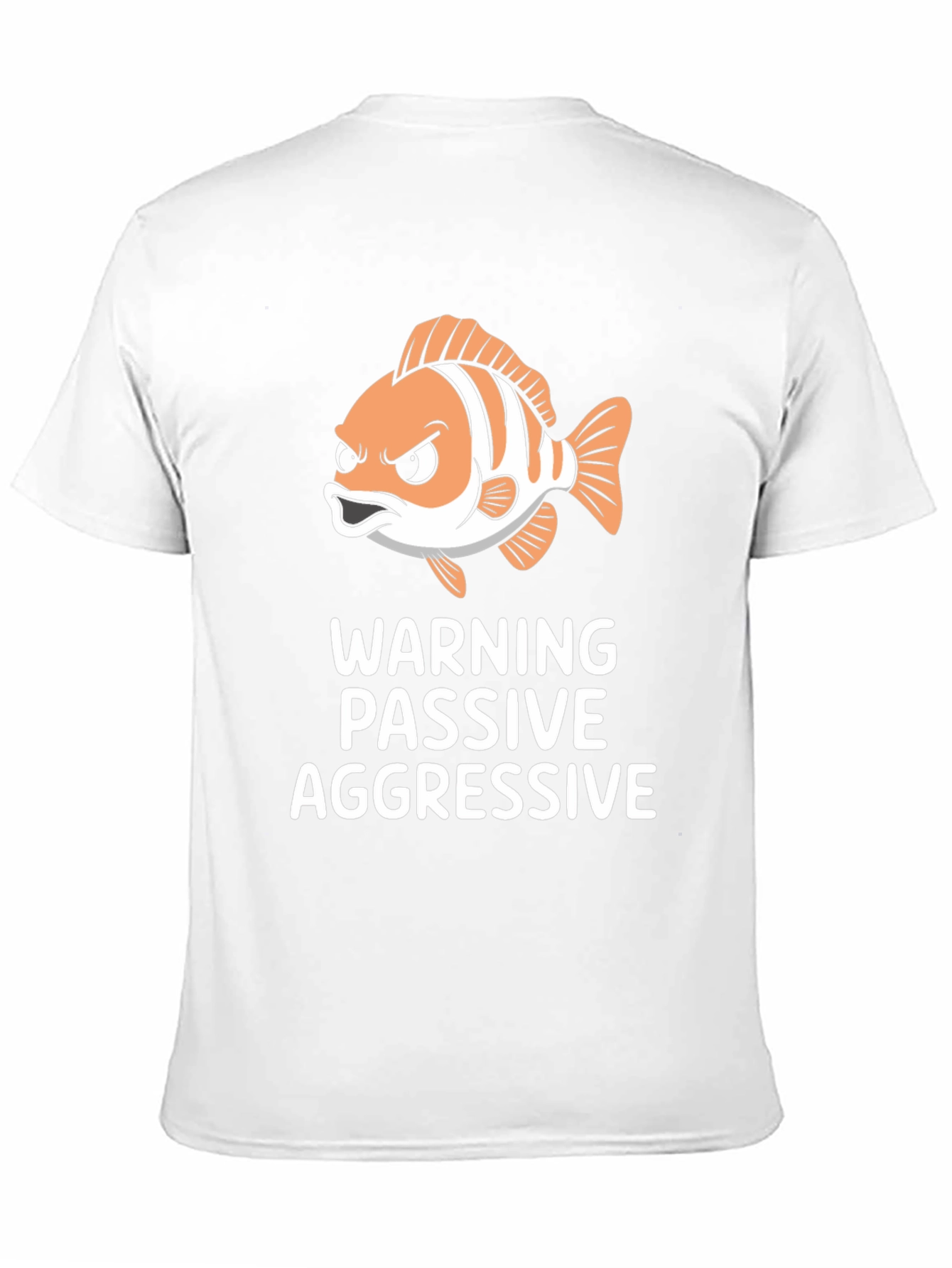 Passive Aggressive Fish Graphic T-Shirt