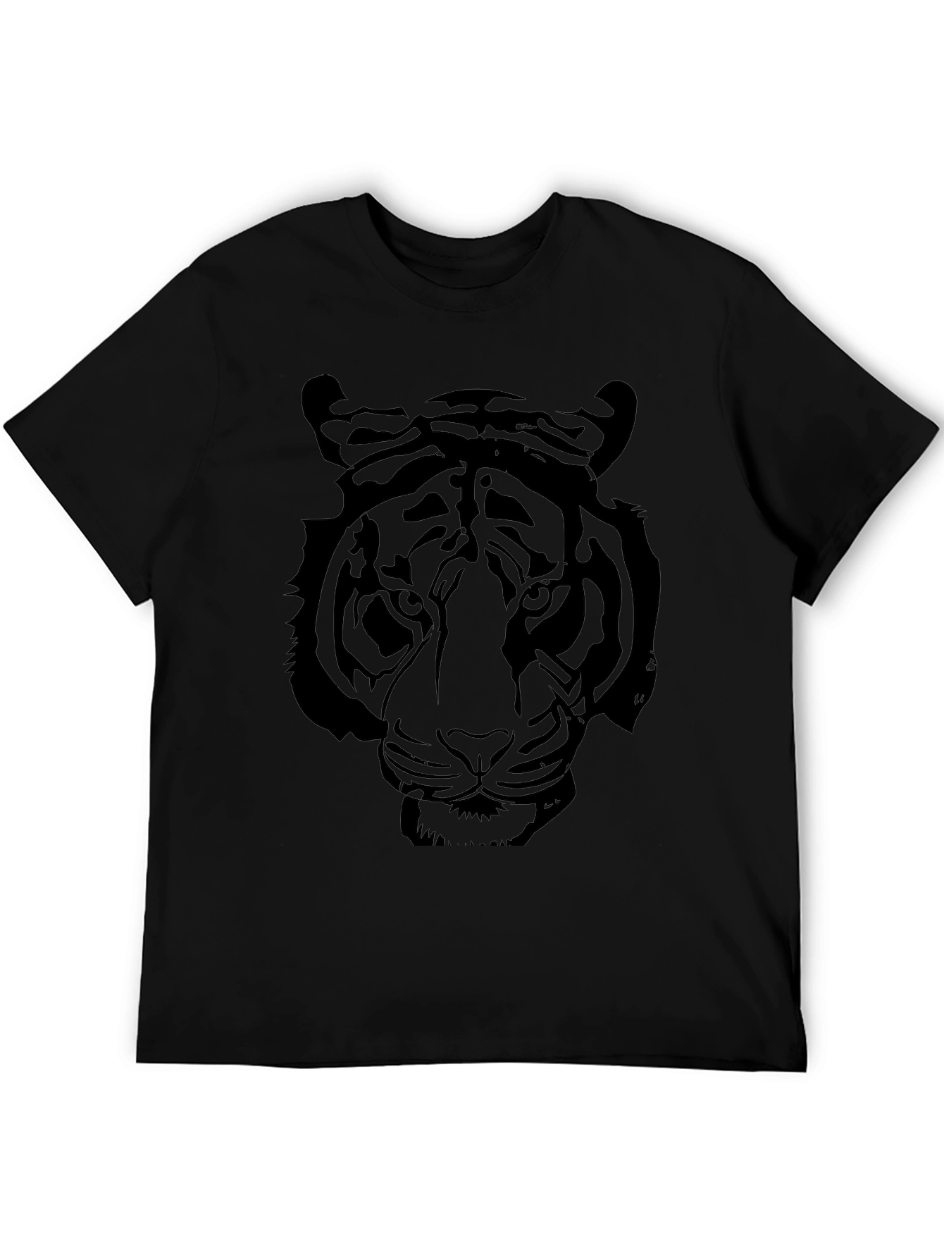 Black Tiger Graphic T-Shirt - Bold Style