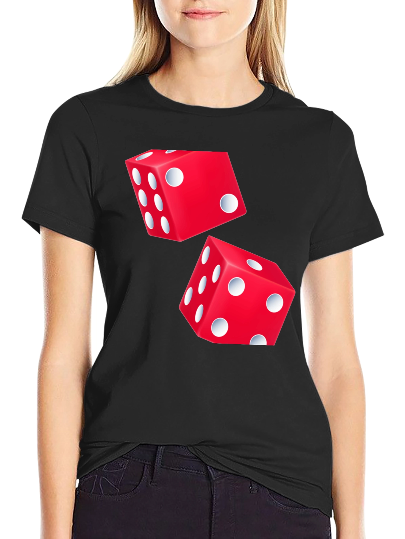 Dice Graphic T-Shirt - Lucky Roll Tee