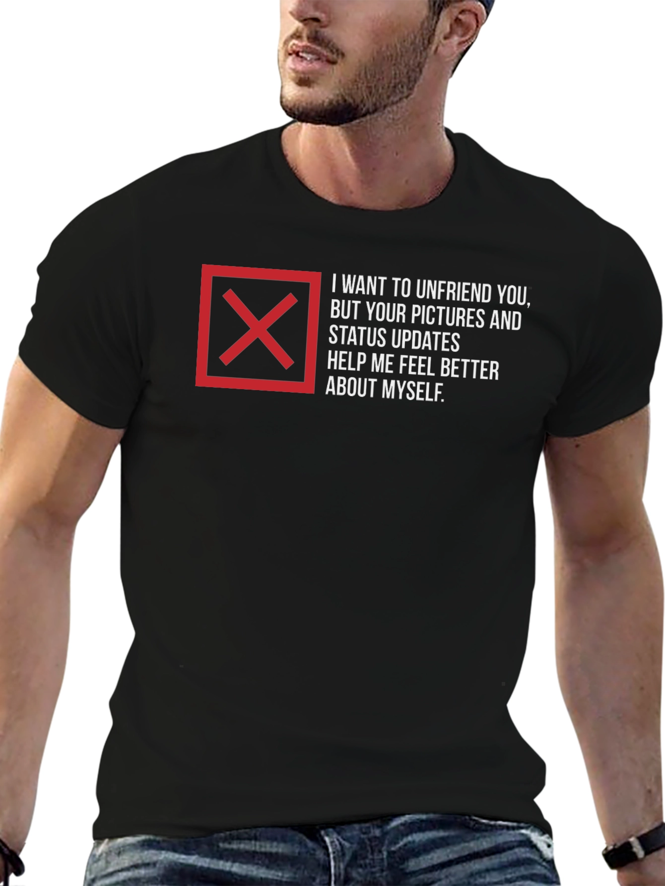 Unfriend Me T-Shirt - Funny Sarcastic Tee
