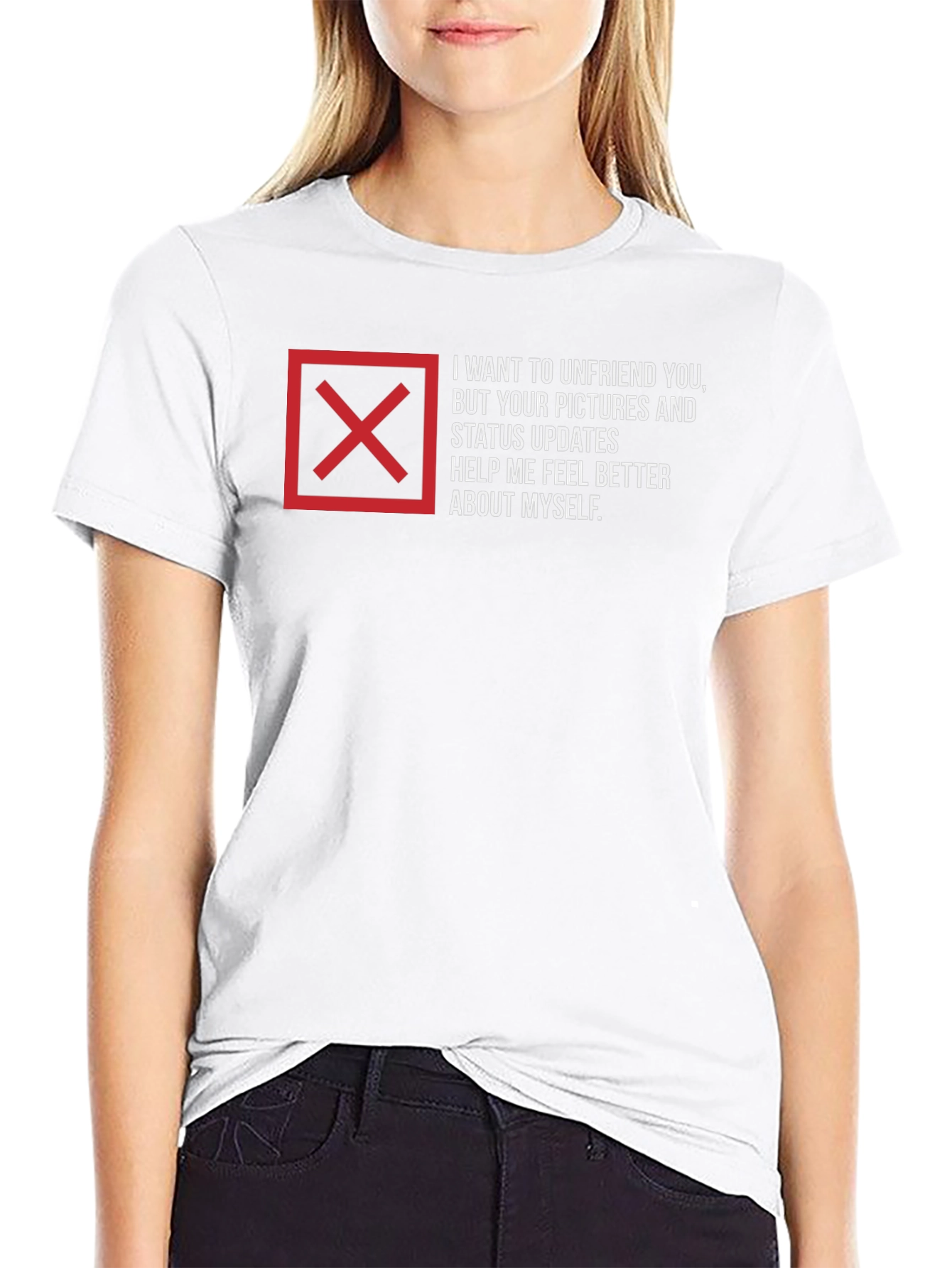 Unfriend Me T-Shirt - Funny Sarcastic Tee